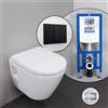 Duravit D-Neo set completo WC sospeso con elemento incasso neeos,, 45870900A1+16791BM#SET, D-Neo bianco [WC > WC con Elementi Incasso]