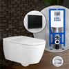 Villeroy & Boch ViClean-I 100 SET completo smart WC con elemento incasso neeos,, V0E100R1+16601BM#SET, ViClean bianco [WC > Smart WC con Elementi Incasso]