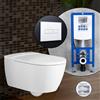 Villeroy & Boch ViClean-I 100 SET completo smart WC con elemento incasso neeos,, V0E100R1+16601WH#SET, ViClean bianco [WC > Smart WC con Elementi Incasso]