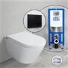 evineo ineo3 ECO soft SET completo smart WC con elemento incasso neeos,, BE0628WH+16601BM#SET, ineo3 bianco [WC > Smart WC con Elementi Incasso]