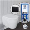 Duravit ME by Starck set completo WC sospeso con elemento incasso neeos,, 2584092000+16791BM#SET, ME by Starck bianco [WC > WC con Elementi Incasso]