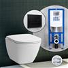 LAUFEN LUA Compact set completo WC sospeso con elemento incasso neeos,, H8200834000001+16601BM#SET, LUA bianco [WC > WC con Elementi Incasso]