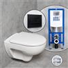 Geberit Renova WC sospeso & Tellkamp sedile WC con elemento incasso neeos,, 203050600+16601BM#SET, Renova; Renova Plan bianco [WC > WC con Elementi Incasso]