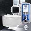 Geberit AquaClean Mera Comfort SET completo smart WC con elemento incasso neeos,, 146210111+16601BM#SET, Comfort AquaClean Mera bianco [WC > Smart WC con Elementi Incasso]