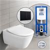 Villeroy & Boch Subway 2.0 SET completo WC sospeso con elemento incasso neeos,, 5614R201+16791BM#SET, Subway 2.0 bianco [WC > WC con Elementi Incasso]