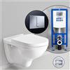 Villeroy & Boch O.novo SET completo WC sospeso con elemento incasso neeos,, 5660HRR1+16791CR#SET, O.novo bianco [WC > WC con Elementi Incasso]