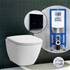 LAUFEN LUA Compact set completo WC sospeso con elemento incasso neeos,, H8200834000001+16746BM#SET, LUA bianco [WC > WC con Elementi Incasso]