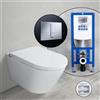 evineo ineo3 ECO soft SET completo smart WC con elemento incasso neeos,, BE0628WH+16791CR#SET, ineo3 bianco [WC > Smart WC con Elementi Incasso]