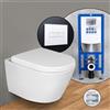 evineo ineo SET completo WC sospeso con elemento incasso neeos,, BE0509WH+16601WH#SET, ineo3; ineo4; ineo5 bianco [WC > WC con Elementi Incasso]