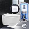 Geberit AquaClean Mera Comfort SET completo smart WC con elemento incasso neeos,, 146210111+16601WH#SET, Comfort AquaClean Mera bianco [WC > Smart WC con Elementi Incasso]
