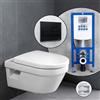 Villeroy & Boch Architectura SET completo WC sospeso con elemento incasso neeos,, 5684HR01+16601BM#SET, Architectura bianco [WC > WC con Elementi Incasso]