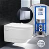 Geberit AquaClean Mera Comfort SET completo smart WC con elemento incasso neeos,, 146210111+16791CR#SET, Comfort AquaClean Mera bianco [WC > Smart WC con Elementi Incasso]