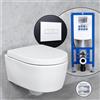 Geberit iCon WC sospeso & Tellkamp sedile WC con elemento incasso neeos,, 501661008+16601WH#SET, iCon bianco [WC > WC con Elementi Incasso]