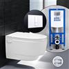Geberit AquaClean Mera Comfort SET completo smart WC con elemento incasso neeos,, 146210111+16791WH#SET, Comfort AquaClean Mera bianco [WC > Smart WC con Elementi Incasso]