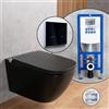 evineo ineo3 SET softcube completo smart WC con elemento incasso neeos,, BE0602BM+16746BM#SET, ineo3 nero opaco [WC > Smart WC con Elementi Incasso]