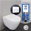 Duravit D-Neo set completo WC sospeso con elemento incasso neeos,, 45770900A1+16601WH#SET, D-Neo bianco [WC > WC con Elementi Incasso]