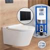 evineo ineo4 & ineo5 soft SET completo smart WC con elemento incasso neeos,, BE4036WH+16791BM#SET, ineo4; ineo5 bianco [WC > Smart WC con Elementi Incasso]