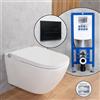 evineo ineo3 SET softcube completo smart WC con elemento incasso neeos,, BE0602WH+16601BM#SET, ineo3 bianco [WC > Smart WC con Elementi Incasso]