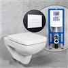 Geberit Renova Plan WC sospeso & Tellkamp sedile WC con elemento incasso neeos,, 202150000+16601WH#SET, Renova; Renova Plan bianco [WC > WC con Elementi Incasso]