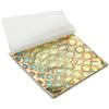 Modixun Variegato Foglia d'oro Fogli 50pcs, colorato imitazione oro foglio di carta libretto per l'artigianato artistico pittura decorazione doratura (cerchio)