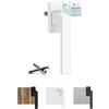 V VOOXA VOOXA Maniglia esclusiva per finestre in alluminio | Bianco RAL9016 (35 mm) | per finestre, porte per terrazzo/balcone in legno, plastica o alluminio | Funzione di ribaltamento | Ergonomia e piacevole