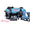 Makita KIT LI-ION 18 V 4,0 AH COMPLETO DI: TASSELLATORE COMBINATO DHR263Z + TRAPANO AVVITATORE CON PERCUSSIONE DHP456Z + 3 BATTERIE BL1840 - DLX2069M