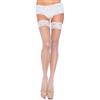 Leg Avenue Stay Up Fishnet Thigh Highs 9122 White