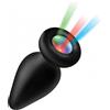 Booty Sparks Silicone Light-Up Anal Plug Small Black