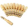 Yunir 10PCS Adattatore Audio da Maschio da 3,5 mm a Femmina da 3,5 mm, Adattatore Jack Stereo per Cuffie con Jack Audio per Cuffie, antimagnetico e Perdita di Rumore ridotta
