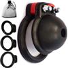 Generic Cintura di castità regolabile da uomo Cock Cage Chastity Belt UFO MARS-30 di Elite Deluxe, 3 anelli