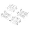 PEUTIER 4pz Clip di Fissaggio per Localizzatore GPS, Clip in Silicone per Localizzatore GPS per Cani Accessori di Ricambio per Localizzatore di attività per Animali Gatti per Tractive GPS (Bianco)
