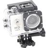 equlup Action Camera, K1080HD Videocamera impermeabile da 12 MP Display HD Subacquea Outdoor Bike Diving Sport Action Camera per Bike Diving Sport (Bianco)