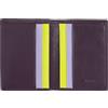 DUDU Portafoglio Uomo in Pelle, Portafoglio Uomo Slim con Porta Carte di Credito, Porta Banconote Contanti, Piccolo e Compatto, con Protezione RFID Deep purple