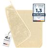 NATARO® 4x Dry it. Panno premium per asciugatura - panno in microfibra extra assorbente per la casa, la doccia, l'auto - privo di pelucchi - assorbimento d'acqua elevato - beige 40x50 cm