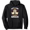 Aneisha Alpacas Just a Girl Who Loves Alpacas Felpa con Cappuccio
