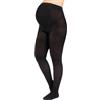 CALZITALY Collant Premaman, Collant premaman opachi, Collant Lana Cashmere, Calze Premaman 150 DEN | Made in Italy | (Nero, M)