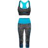 Lovelegis Completo Fitness - Reggiseno Sportivo e Leggings - Set 2 Pezzi Turchese - Donna - Yoga - Palestra - Sport - Pilates - Allenamento - Taglia M - Idea Regalo Natale e Compleanno