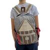 MIGURA Zaino Canapa Da Viaggio Stile Hippie Dimensione Grande Ideale Per Estate Giorno Festival Casual Vintage Uomo Donna Tessuto Impermeabile Cerniera Triangolo, multicolore, M