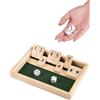 NETONDA Shut The Box Gioco 2 Giocatori Dadi Famiglia Giochi in Legno Pieghevole Gioco Matematica Giocattoli Educativi Bambini dai 3 4 5 6 7 Anni Giochi di Viaggio Adulti Tavolo Gioco