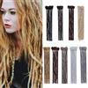 Silk-co 30cm-Extension Dreadlock Corti per Uomo Donna Capelli Finti per Treccia a Unicetto Rasta Dread Braids Extension a Trecce-Biondo Scuro