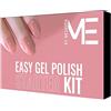 Me by Mesauda Easy Gel Polish starter kit - Kit per l'applicazione dello smalto semipermanente - Nude edition - Tecnologia easy on - easy off - Vegan e Cruelty free - 4,5 ml