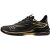 Mizuno Scarpe da tennis da uomo Mizuno Wave Exceed TOUR 6 AC 10th Iron Gate/Gold/Black EUR 42,5