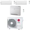 Lg Climatizzatore Condizionatore LG Libero Smart più Console R32 Wifi Trial Split Dual Inverter 9000 + 12000 + 12000 BTU con U.E. MU3R21 NOVITÁ Classe A+++/A+