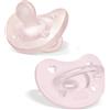 Chicco Gommotto Chicco PhysioForma Soft Silicone 2-6m Rosa 2Pz