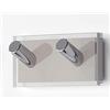 Gedy Rainbow gruccia, resine termoplásticas, Trasparente Beige, Doppio
