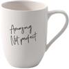 Villeroy & Boch Statement tazza I'm amazing. Not perfect."