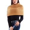 Toocool Coprispalle Donna Cappa Collo Sciarpa Bolero Tricot Dolcevita Poncho AS-0430 [Nessuno,Rosa Scuro]