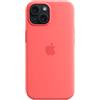 Apple Custodia MagSafe in silicone per iPhone 15 - Guava