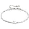Nomination Bracciale tennis pietra centrale Nomination rodiato bianco e pietre bianche