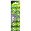 GP GPPBA192F005 - Pile a bottone 192, Confezione da 10 pezzi